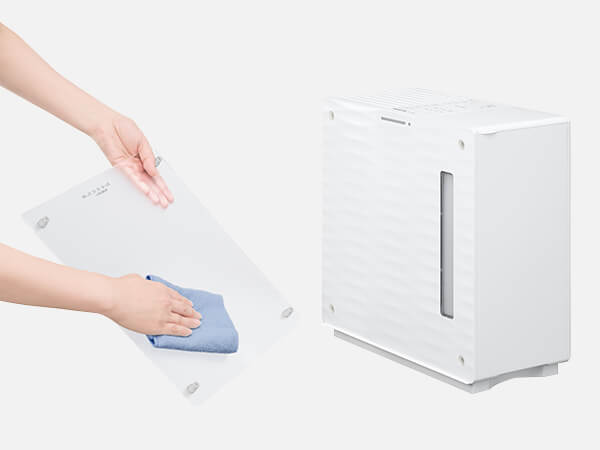 Amazon.co.jp: パナソニック 加湿器 気化式 ナノイー搭載 ~19畳