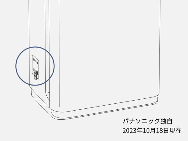 パナソニック Panasonic 【アウトレット】空気清浄機 ナノイー搭載