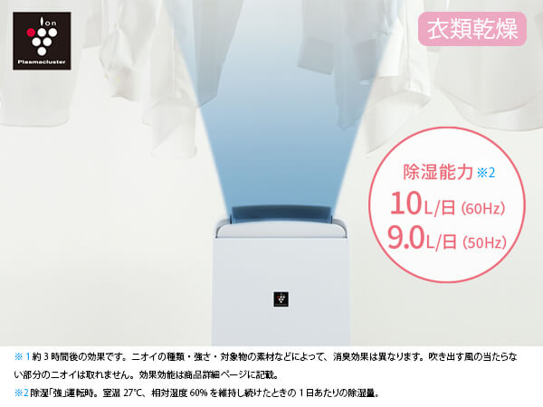 ⭐︎美品⭐︎ 2025年製　SHARP 冷風・衣類乾燥除湿機 CM-S100-W 2025年製 SHARP 除湿機 CM-S100-W 冷風・衣類乾燥 除湿機 - メルカリ