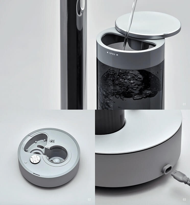 カドー 加湿器 STEM630i 超音波式 木造10畳 鉄筋17畳 HM-C630i-WH