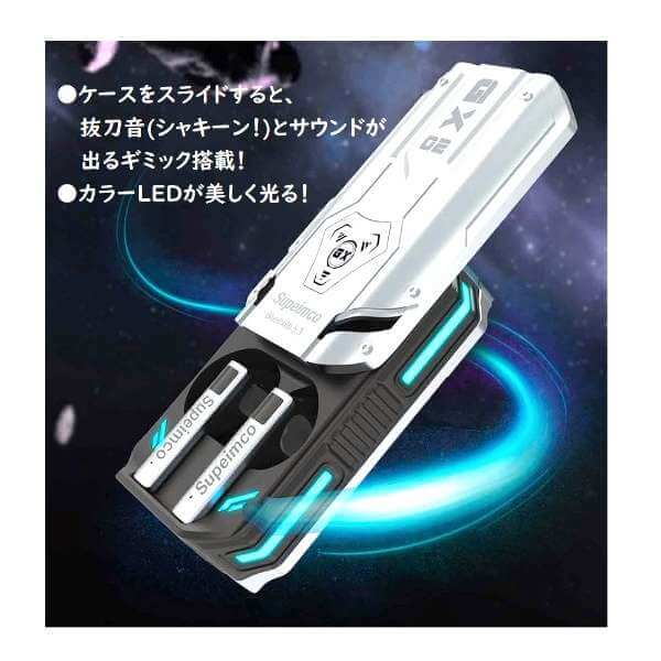 X15 ゲーミングイヤホン 60ms超低遅延 充電ボックス付き