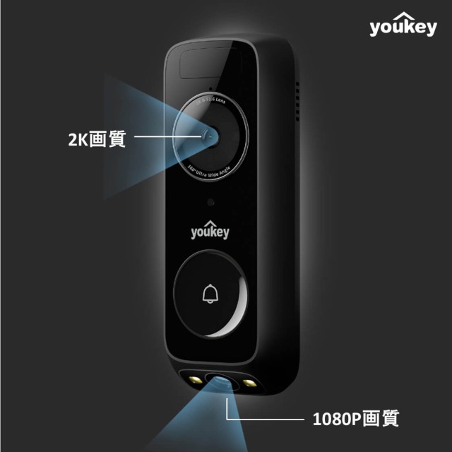 YOUKEY パーセルガードカメラ 置き配カメラ DB312 の通販 - カテゴリ