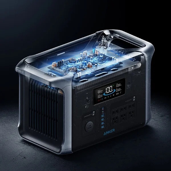 Anker - 【美品】Anker 757 Portable Power Station PowerHouse 1229Wh A1770511 ポータブル電源 アンカー パワーステーション パワーハウス 本体 Anker 757 Portable Power Station (PowerHouse 1229Wh