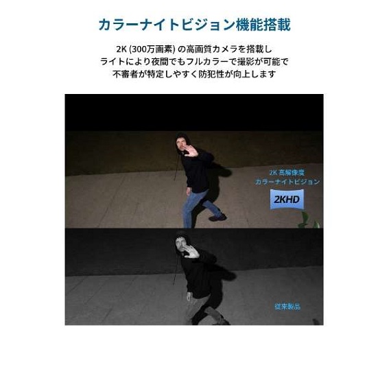 アンカー センサーライト一体型カメラ 未使用品 Anker、ソーラー発電が可能な屋外用センサーライト一体型の