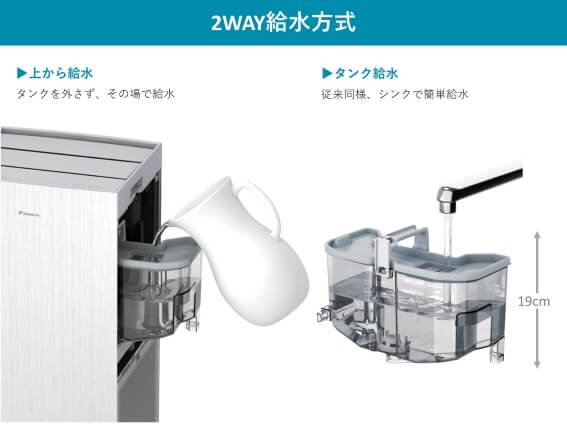 動作保証60日間あり】DAIKIN 2017年 MCK70TKS 加湿空気清浄機【管理