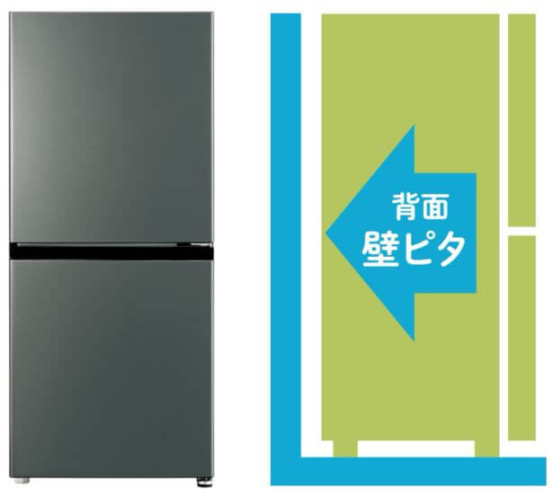 アクア AQUA 冷蔵庫 2ドア 170L 右開き 幅53cm ダークシルバー AQR