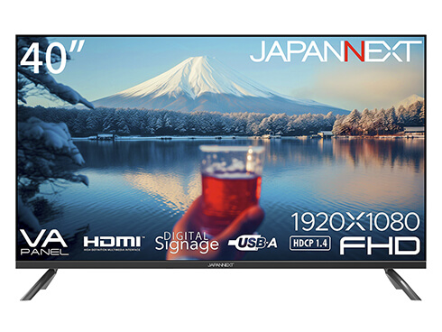 JAPANNEXT 大型フルHD液晶モニター HDMI 音声/ビデオ入力端子
