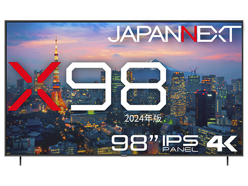 JAPANNEXT PCモニター IPS/1年保証 [98型 /4K(3840×2160