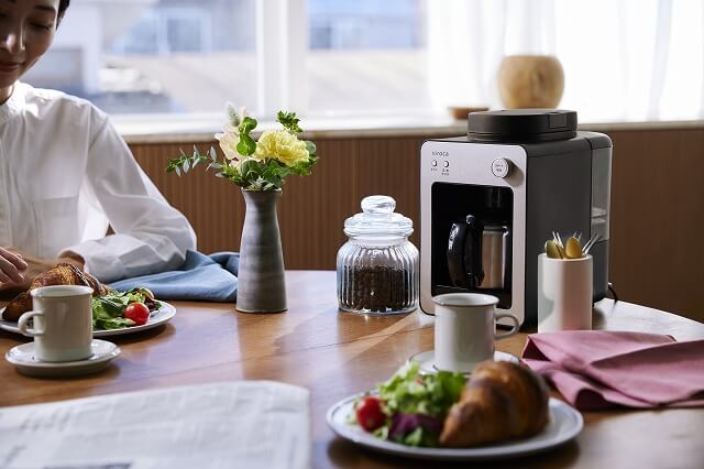 SIROCA 全自動コーヒーメーカーカフェばこ ［全自動 /ミル付き］ SC