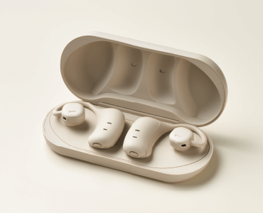 MBE001CA ワイヤレスイヤホン ホワイトベージュ NTTソノリティ 完全ワイヤレスイヤホン nwm ヌーム 耳スピーカー