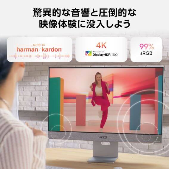 au (ASUS ZenScreen Smart Monitor (MS27UC) ) MS27UC00 の通販