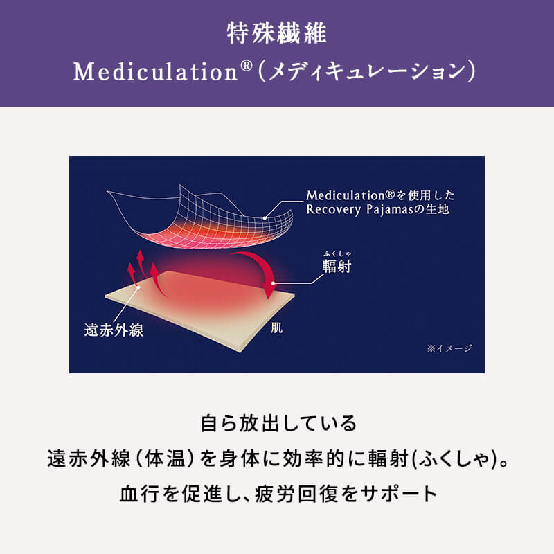 MTG NEWPEACE Recovery Pajamas Set (long) S ニューピース リカバリー