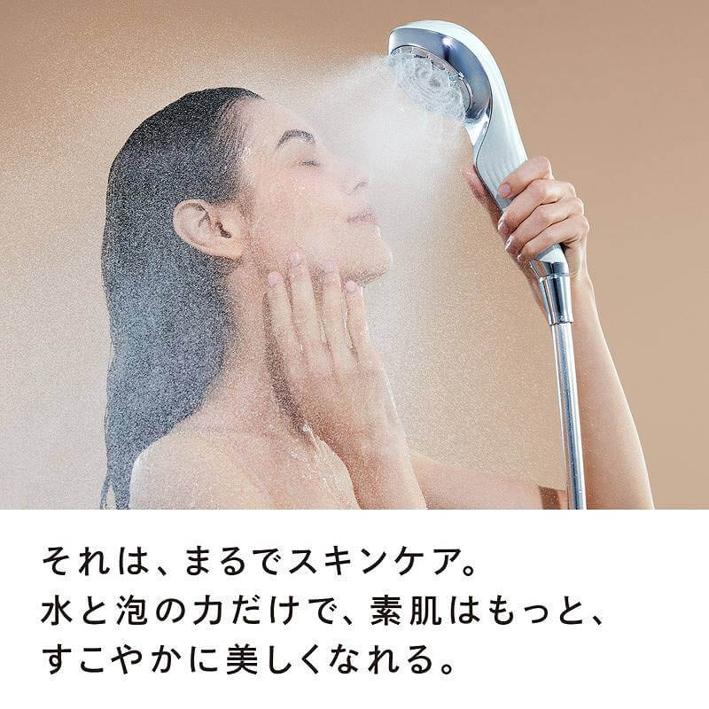 水と泡の力だけで、素肌はもっとすこやかになる