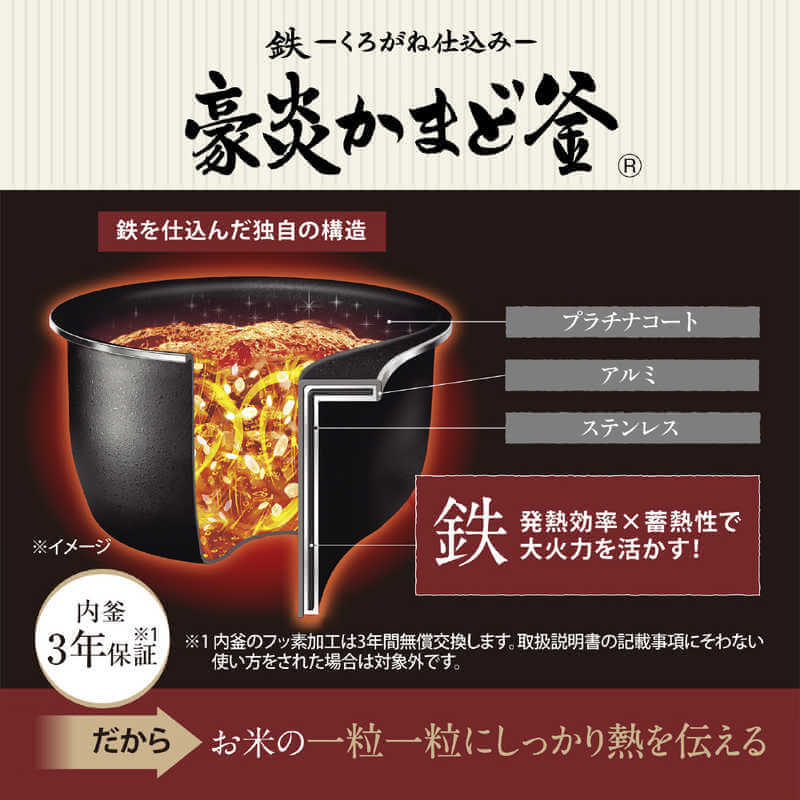 象印マホービン ZOJIRUSHI 炊飯器 5.5合 極め炊き 圧力IHジャー
