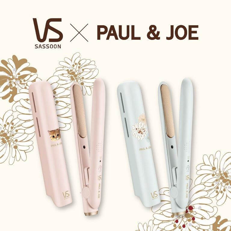PAUL＆JOE モバイルストレートアイロン 13mm/160℃～190℃ [交流