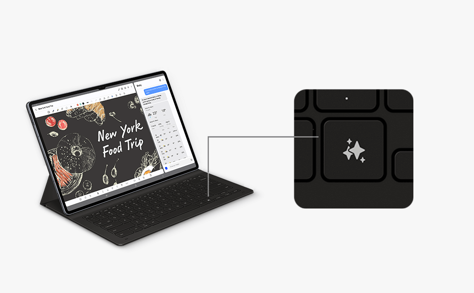 GALAXY Book Cover Keyboard Slim AI Key (Galaxy Tab S10 Ultra Tab