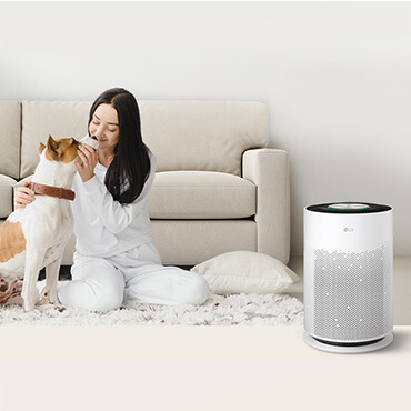 LG 空気清浄機 PuriCare Pet Hit 空気清浄:37畳まで PM2.5対応