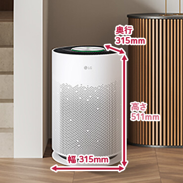 【美品】 LG PuriCare Pet Hit 37畳 AS607HWT0 LG 空気清浄機 PuriCare Pet Hit 空気清浄:37畳まで PM2.5対応