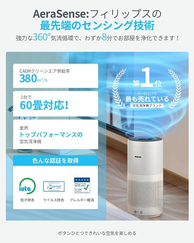 PHILIPS (フィリップス) 空気清浄機 AC2939 HEPA 60畳対応 現状品 PHILIPS (フィリップス) 空気清浄機 AC2939 HEPA