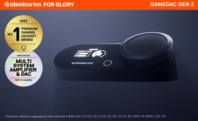 STEELSERIES ヘッドセット用アンプ USB-A接続 GameDAC Gen 2