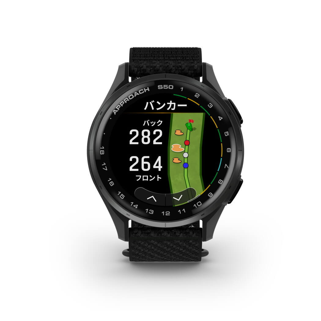 GARMIN Approach S50(アプローチ S50)ゴルフGPSウォッチ