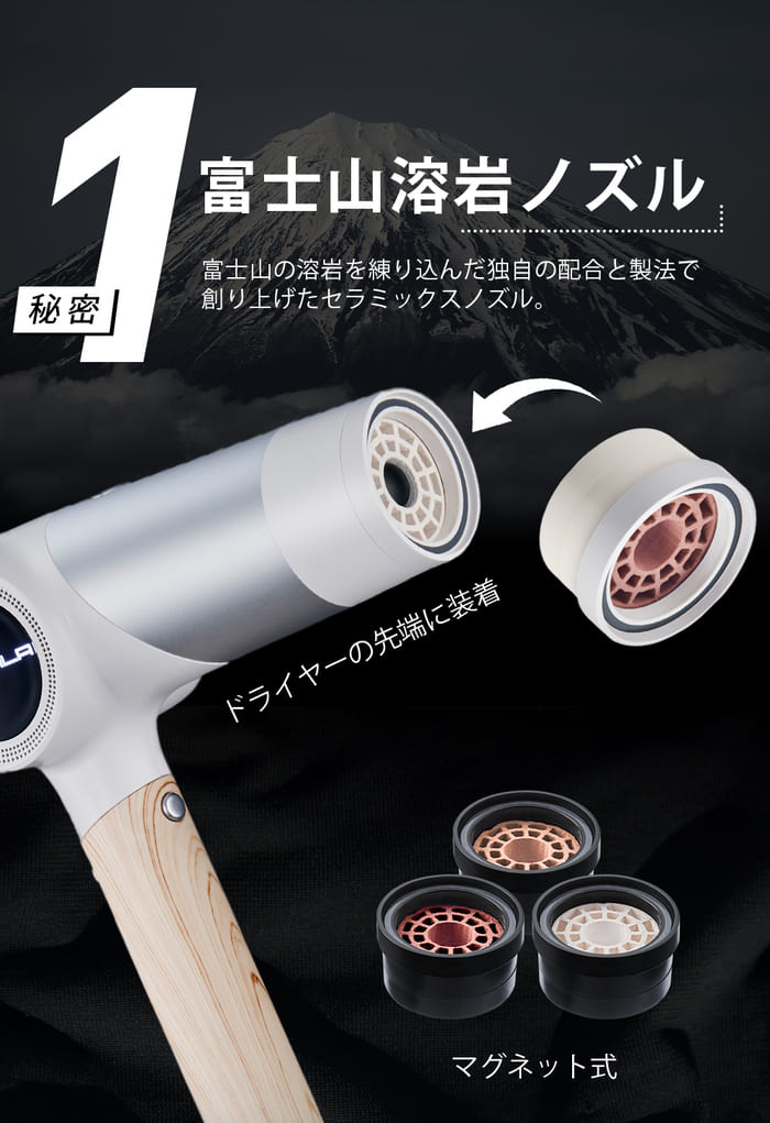 ECOALA AI Pro Style Hair Dryer黒H l 硬毛・癖毛の方おすすめ l 美容