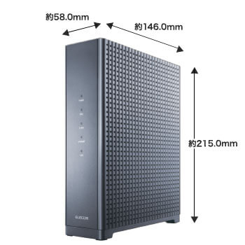 エレコム ELECOM WiFi ルーター Wi-Fi 7 11be 10ギガ対応 10Gポート