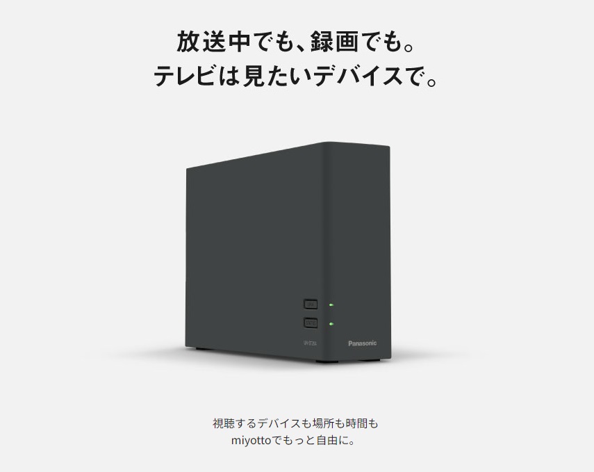 パナソニック Panasonic ネットワークレコーダー miyotto みよっと