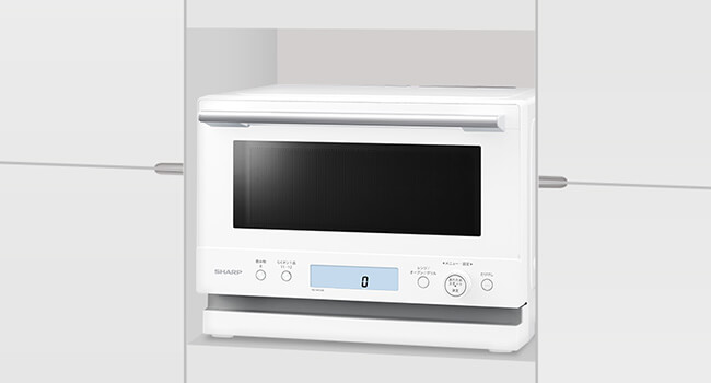 シャープ SHARP オーブンレンジ 23L フラット PLAINLY らくチン1品