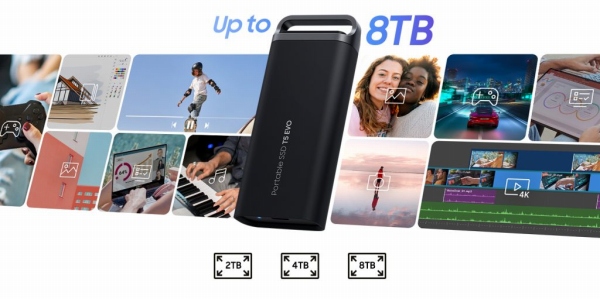 SAMSUNG Portable SSD T5 EVO ［ポータブル型］ MU-PH8T0S-IT の通販