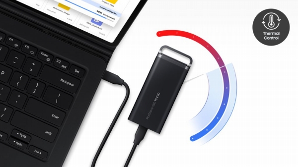 SAMSUNG Portable SSD T5 EVO ［ポータブル型］ MU-PH8T0S-IT の通販