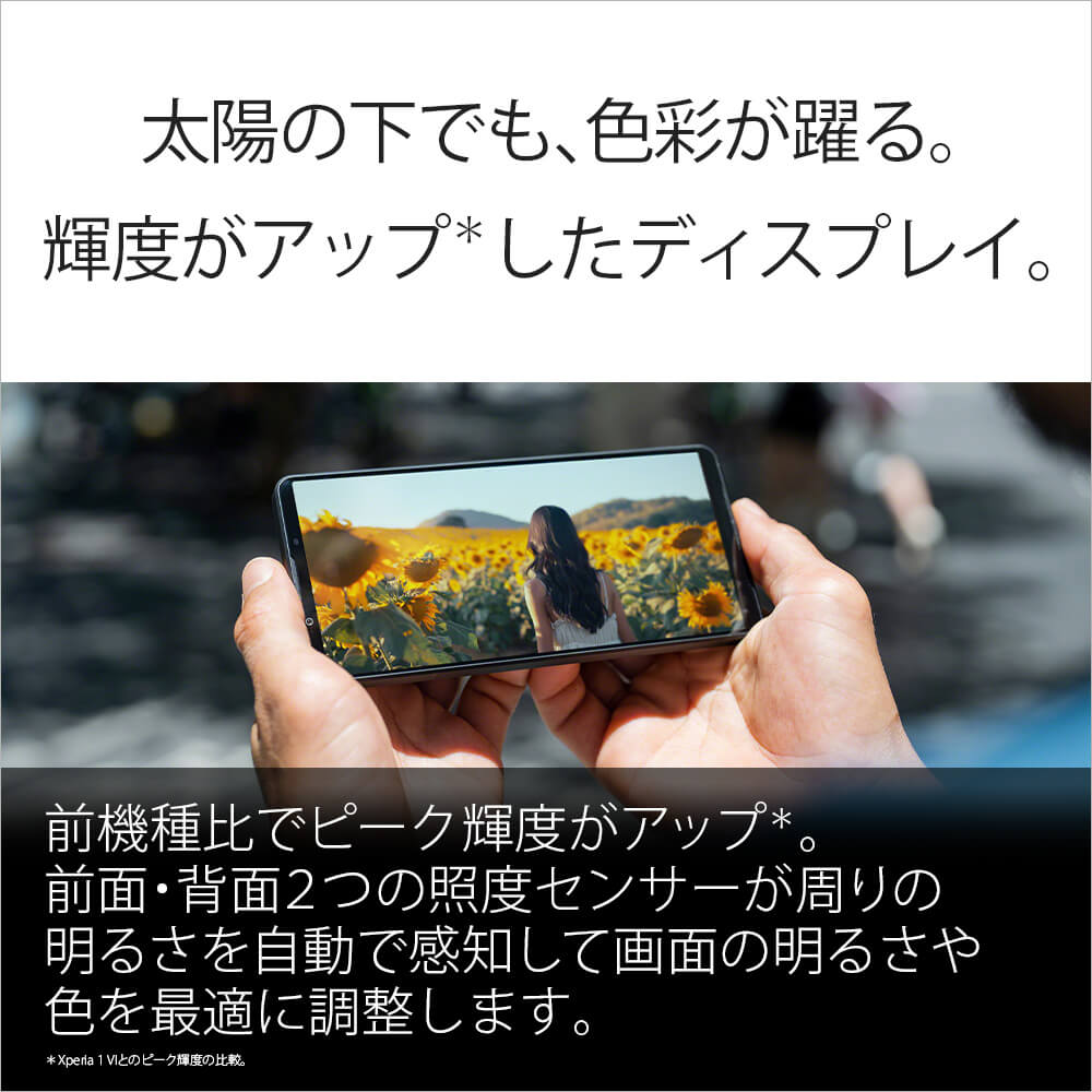ソニー SONY SIMフリースマートフォン Xperia 1 VII 6.5インチ メモリ