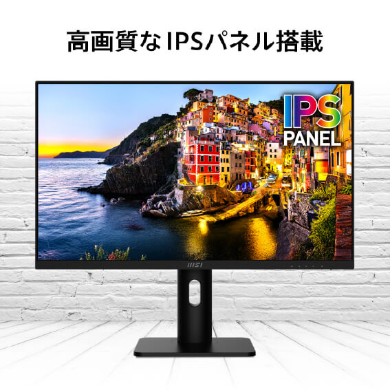 MSI PCモニター PRO MP273UP E6 27型 4k PCモニター PRO MP273UP E6 [27型 /4K(3840×2160） /ワイド /60Hz] MSI