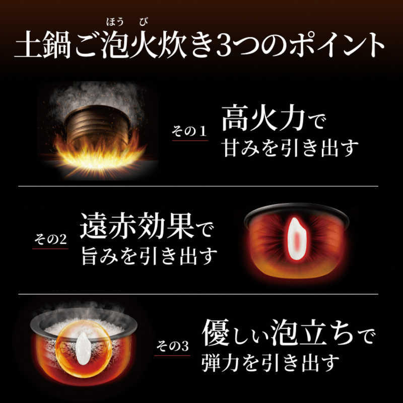 タイガー TIGER 【アウトレット】炊飯器 5.5合 炊きたて 土鍋圧力IH