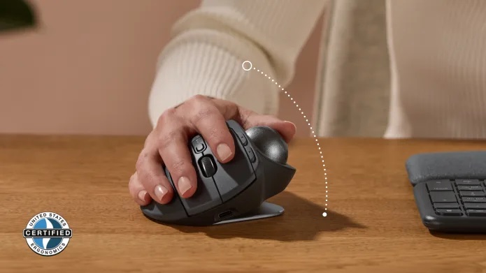 ロジクール マウス トラックボール MX ERGO S [光学式 /無線