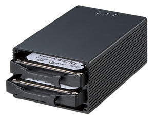 ラトックシステム USB3.2 Gen2 RAIDケース(2.5インチHDD/SSD 2台用
