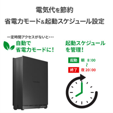 IOデータ 1ドライブ ネットワークHDD 2TB ［据え置き型］ ブラック