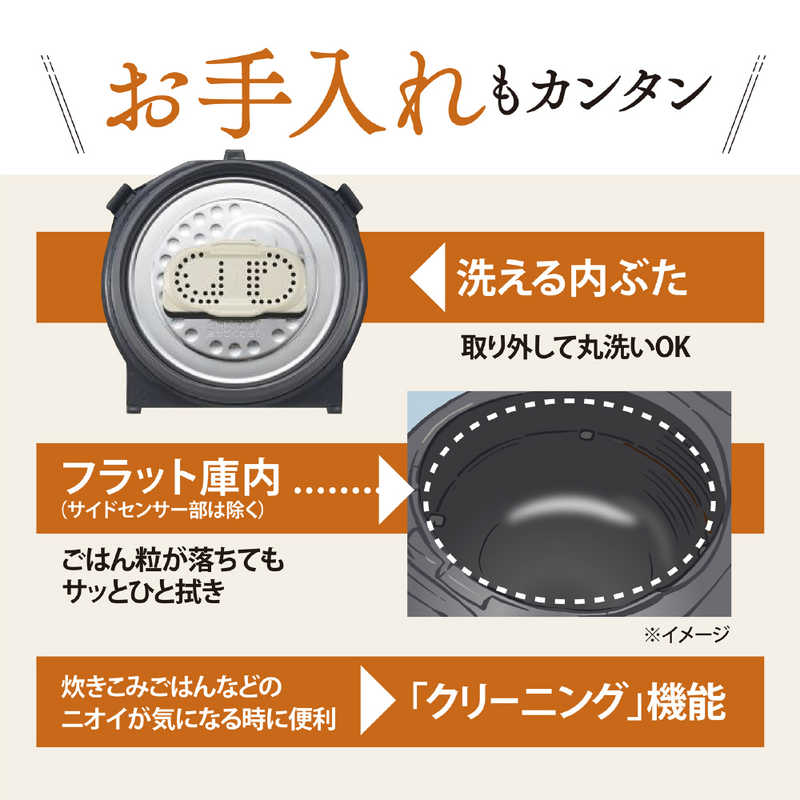 象印マホービン ZOJIRUSHI 炊飯器 3合 極め炊き 圧力IHジャー スレート