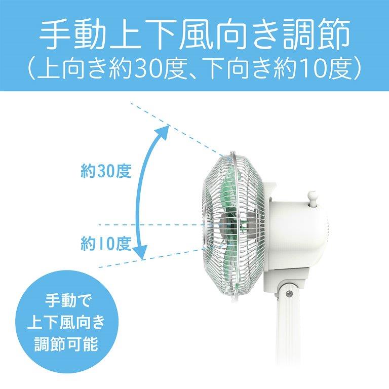 コイズミ KOIZUMI ミニ扇風機 グリーン KLF-2057/G の通販 - カテゴリ