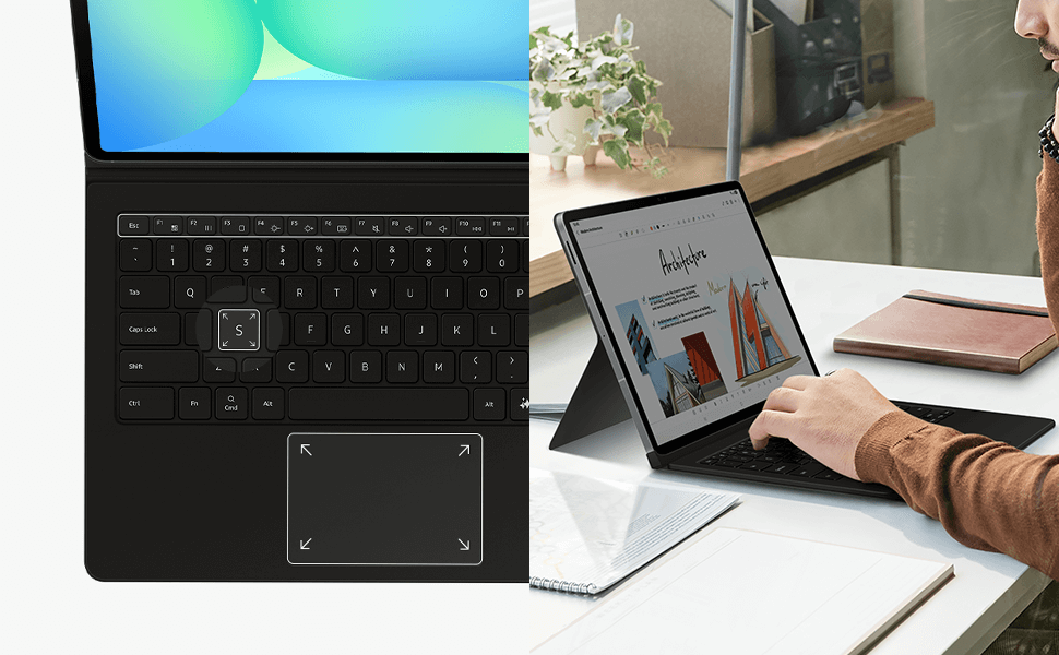 GALAXY Samsung Galaxy Tab S10 FE＋ Book Cover Keyboard - AI Key