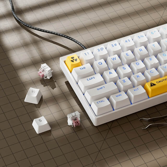 ゲーミングキーボード(ラピッドトリガー対応) ホワイト G68HE-WY ゲーミングキーボード(ラピッドトリガー対応) Chronos 68(英語配列