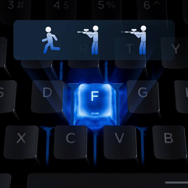 SYNTECH ゲーミングキーボード ( ラピッドトリガー対応 ) ブラック