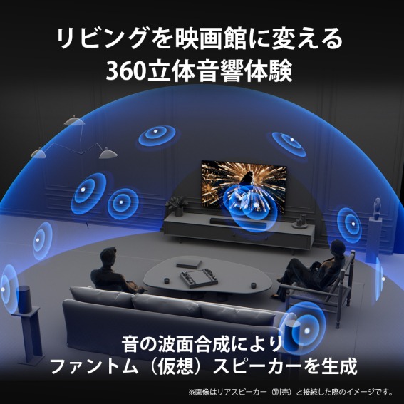 ソニー SONY サウンドバー ［ DolbyAtmos対応 / Wi-Fi対応 / Bluetooth