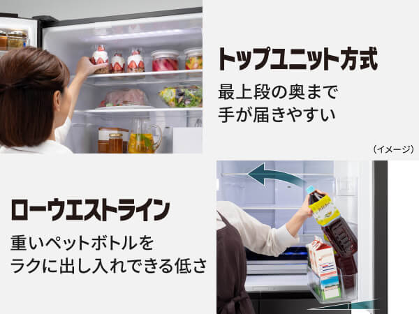 パナソニック Panasonic 冷蔵庫 6ドア 601L フレンチドア(観音開き) WX