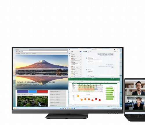 富士通 FUJITSU PCモニター ［27型 /4K(3840×2160) /ワイド］ ブラック