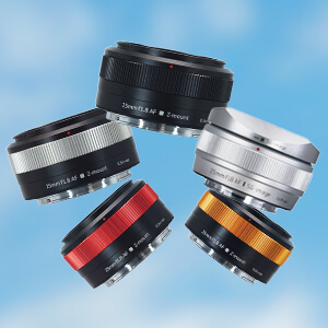 SGIMAGE AF 25mm F1.8 Type II 富士フイルムXマウント APS-C レッド SGIMAGE AF 25mm F1.8 Type II 富士フイルムXマウント APS-C レッド