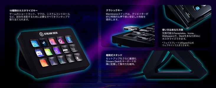 ELGATO 〔ショートカットキーボード〕 Stream Deck MK.2 (日本語