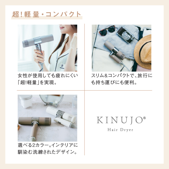 KINUJO KINUJO ヘアードライヤー KH001 の通販 | カテゴリ：美容家電