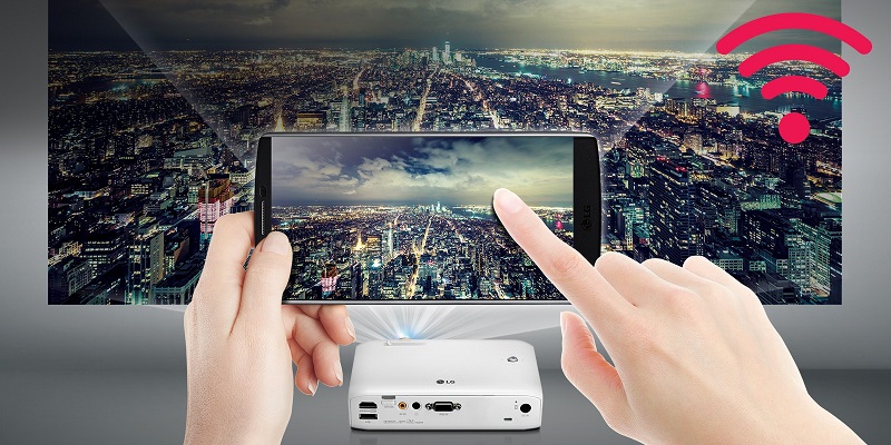 LG ホームシアタープロジェクター Minibeam(ミニビーム) PH550G