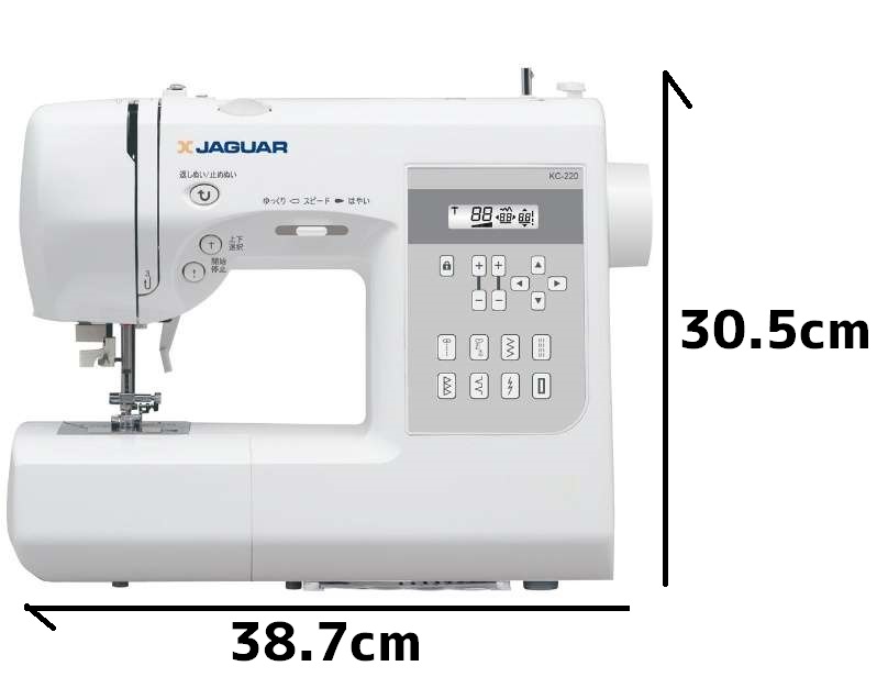 ジャガー 【アウトレット】コンピュータミシン KC-220